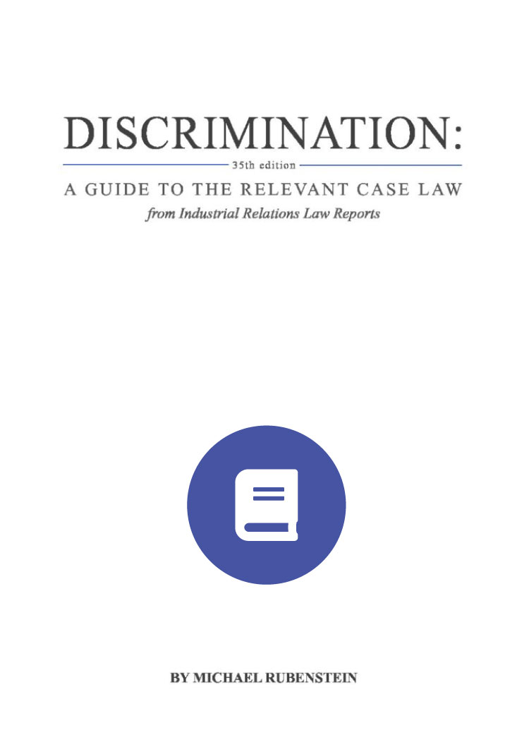 Discrimination: A Guide to the Relevant Case Law - print copy